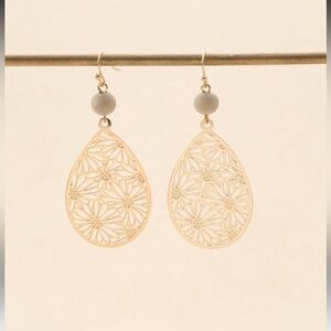 5/$25 Gold Floral DANGLES